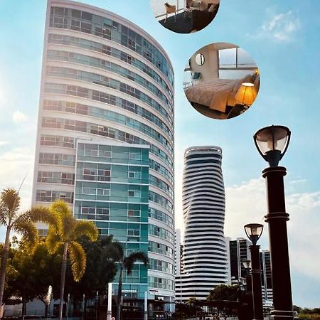 Apartamento Vista Al Rio Puerto Santana Riverfront 1 과야킬 외부 사진