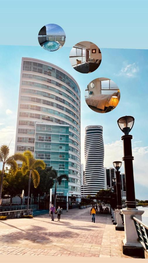 Apartamento Vista Al Rio Puerto Santana Riverfront 1 과야킬 외부 사진